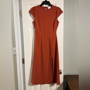 Sugarlips Terracotta Midi Dress